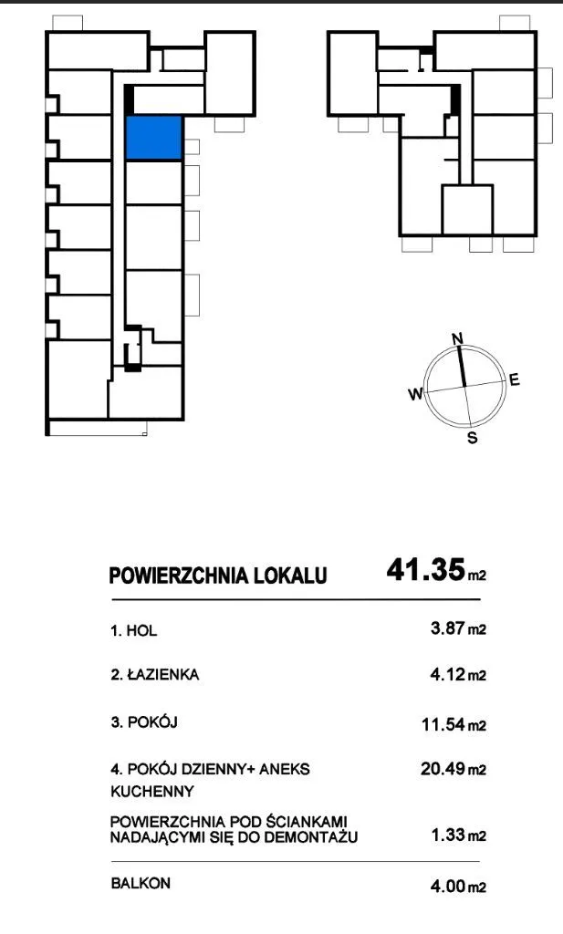 2-pokojowe mieszkanie z 2024r, Białołęka