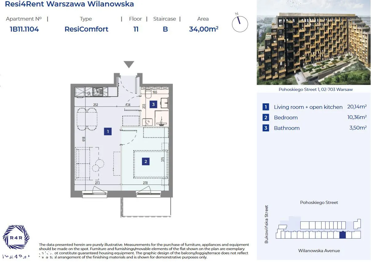 2 pokoje metro Wilanowska od 18 grudnia