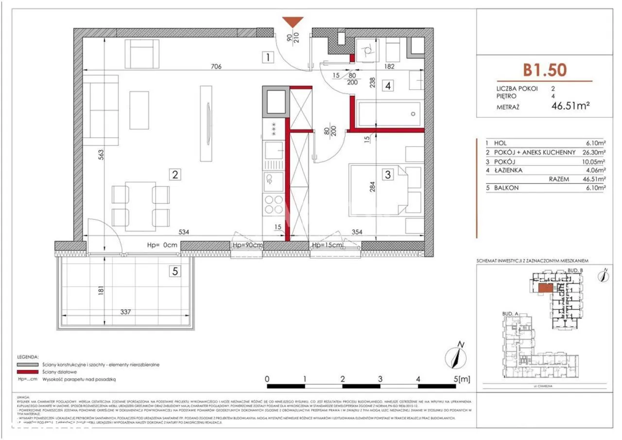 Nowe mieszkanie w samym centrum 