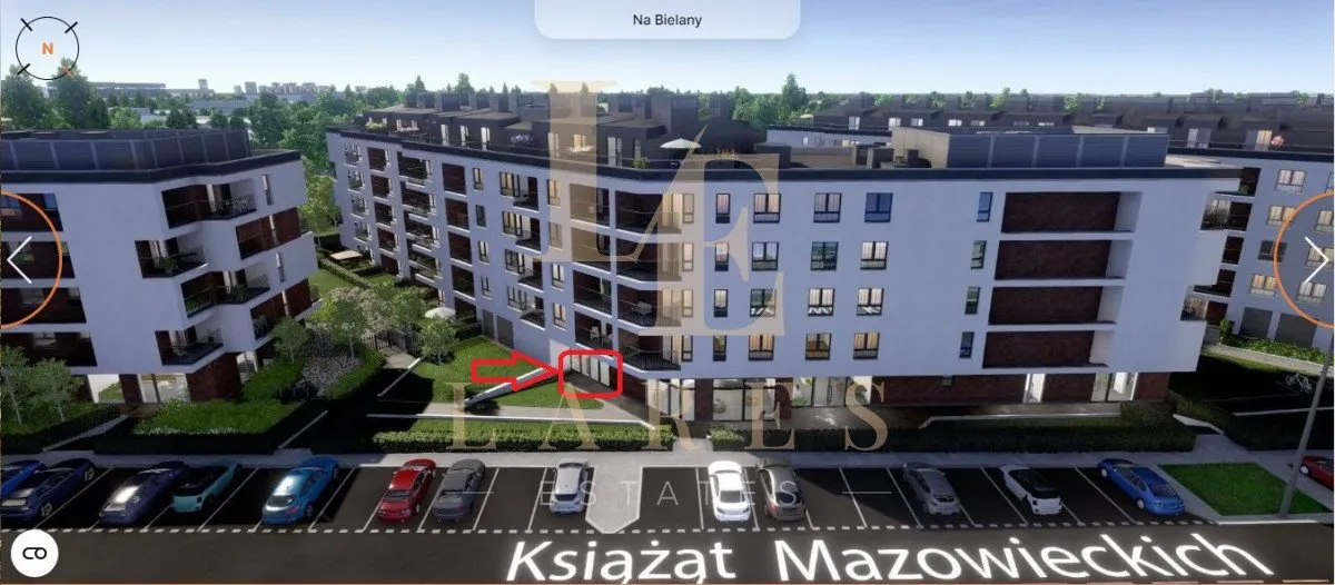 Wynajmę mieszkanie dwupokojowe: Warszawa Bielany , ulica Książąt Mazowieckich, 62 m2, 4700 PLN, 2 pokoje - Domiporta.pl