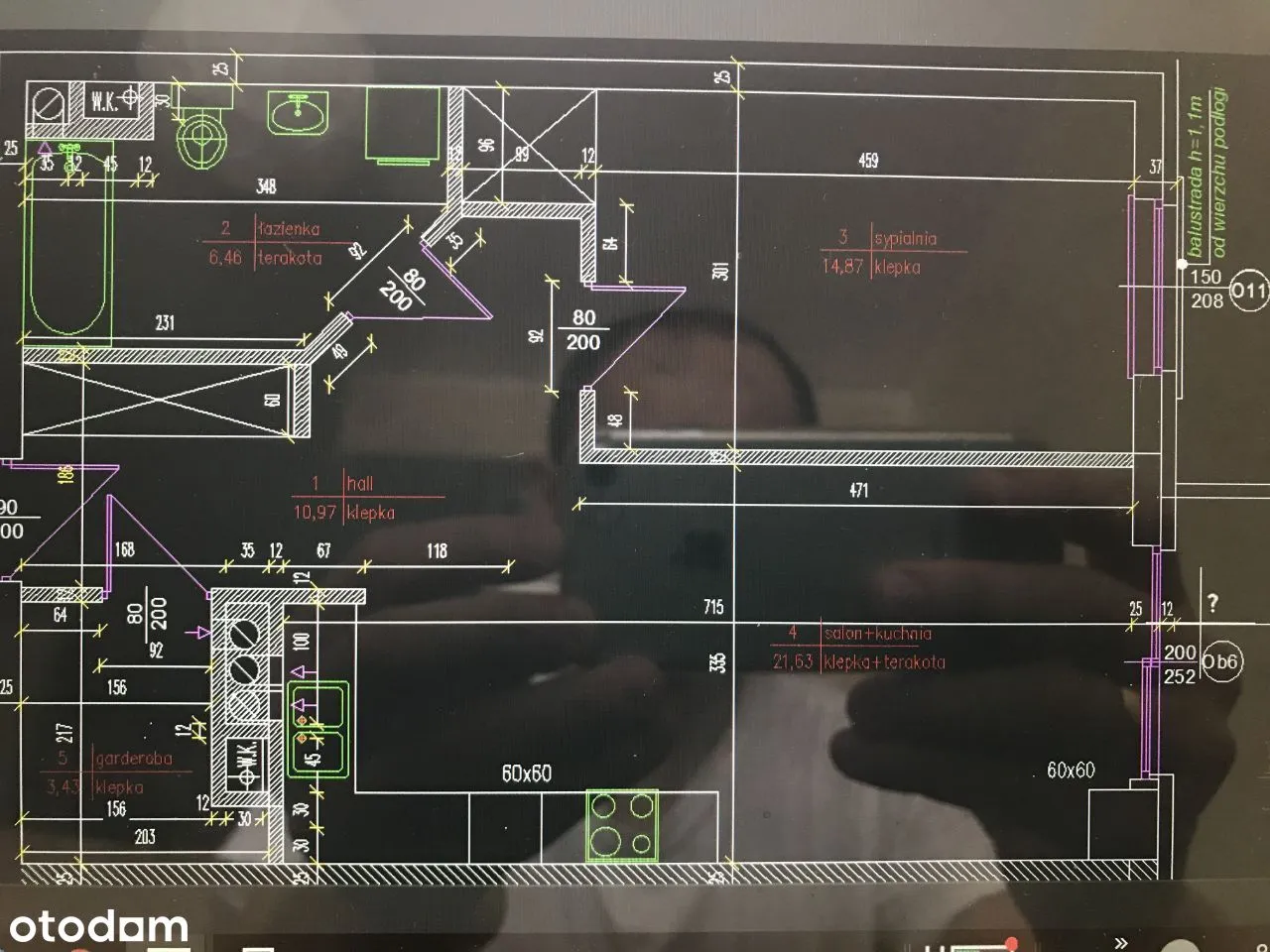 Przestronne 2 pokoje , 57m2 w budynku z recepcją