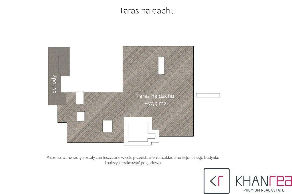 Penthouse z prywatnym tarasem na dachu 