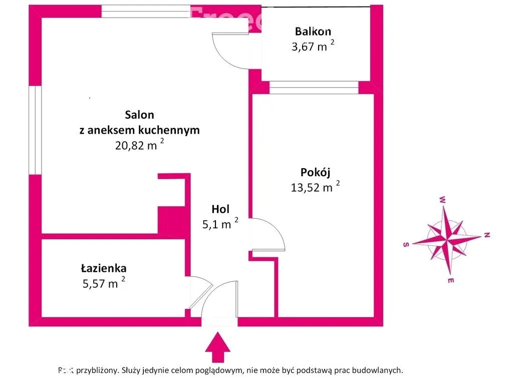 2-pokojowe mieszkanie na Białołęce 