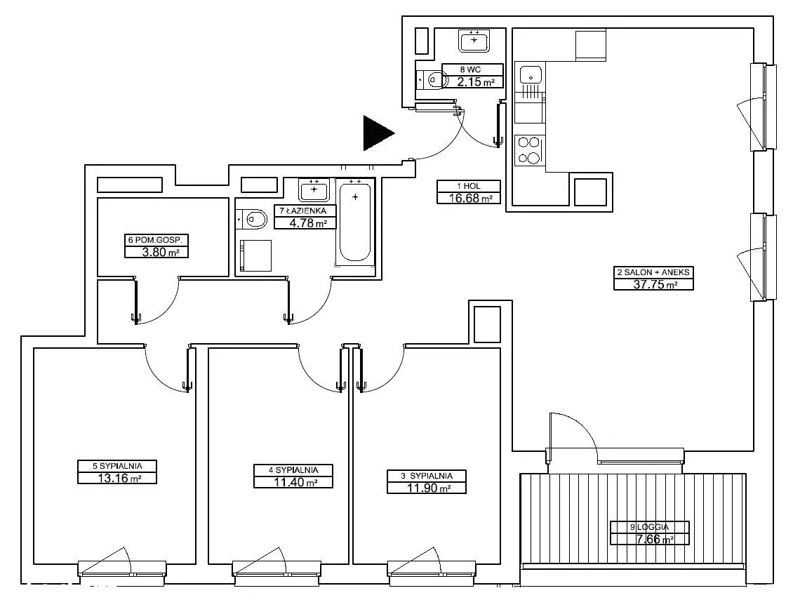 Miasteczko Wilanów ⭐ Penthouse ⭐ Bezpośrednio