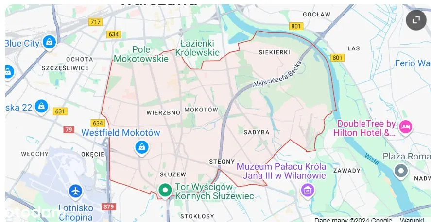 Warszawa - mieszkanie z pięknym widokiem