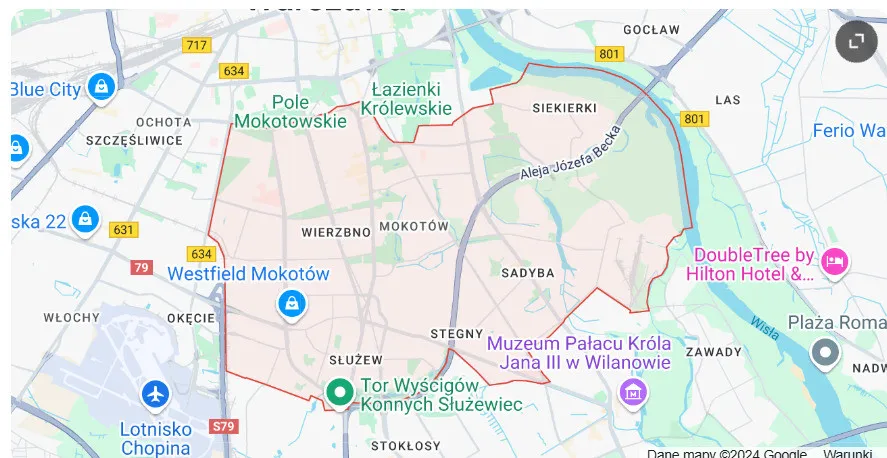 Warszawa - mieszkanie z pięknym widokiem 