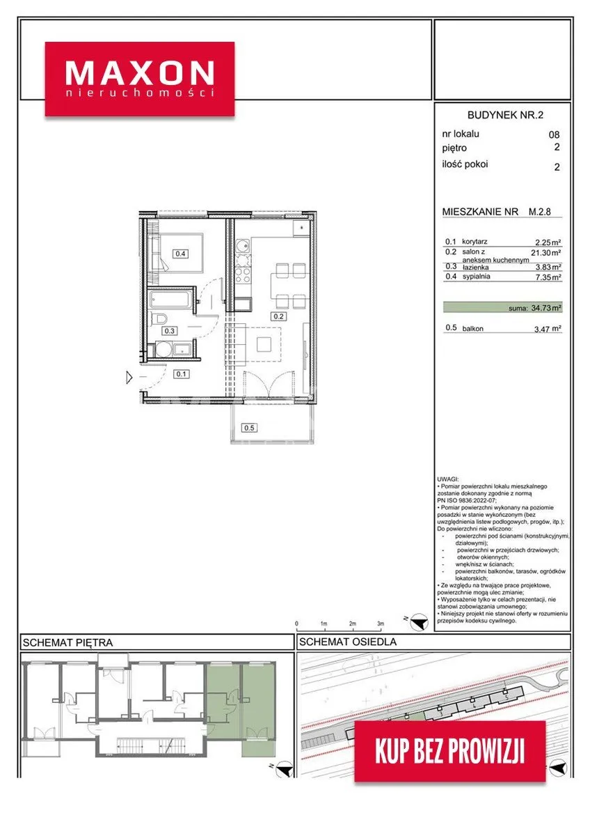 Sprzedam mieszkanie dwupokojowe: Warszawa Białołęka , ulica ul. Kartograficzna, 35 m2, 514004 pln, 2 pokoje - Domiporta.pl