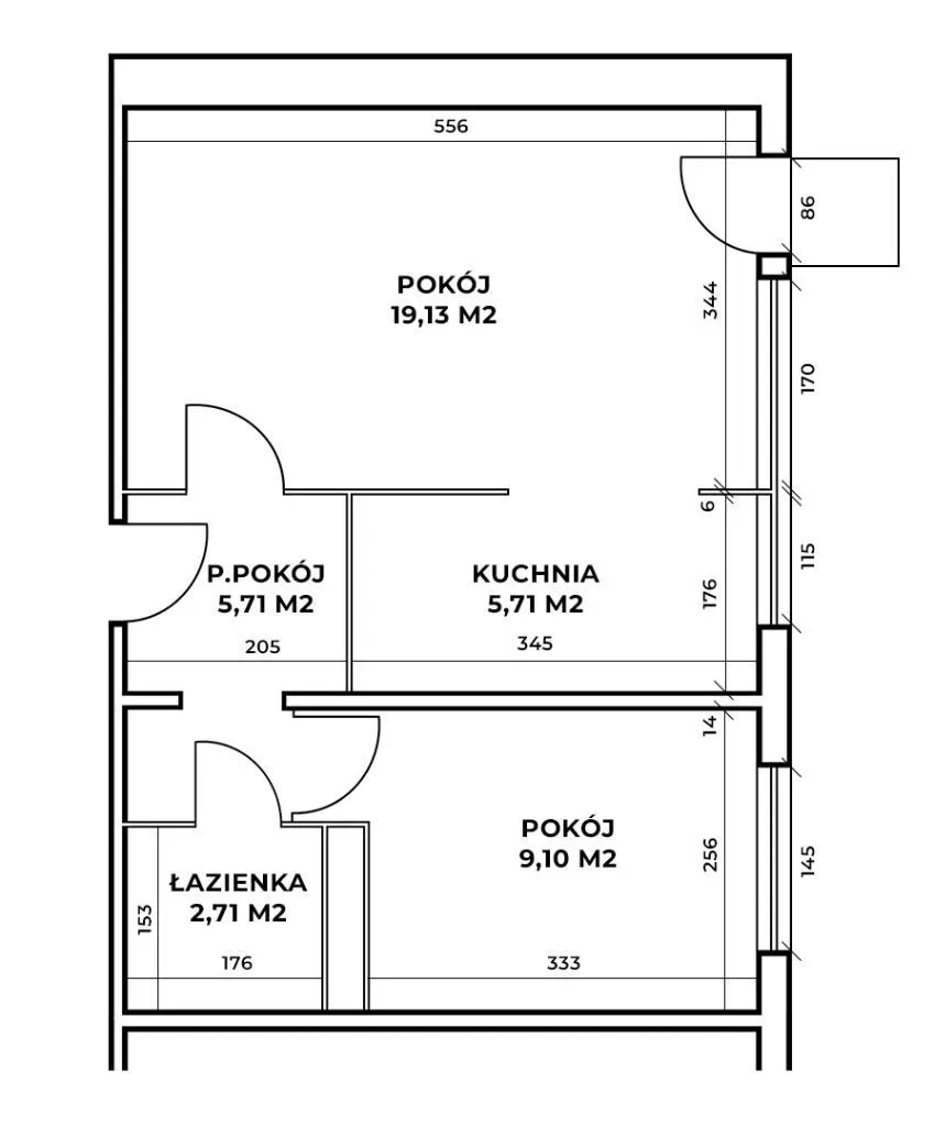 Mieszkanie 42,5 m2 na Żoliborzu