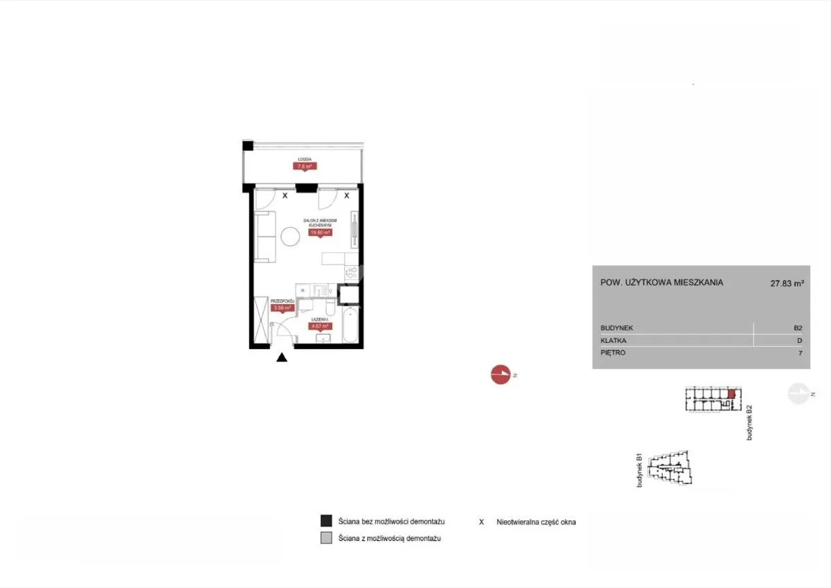 Sprzedam kawalerkę: Warszawa Mokotów , 28 m2, 736660 PLN, 1 pokój - Domiporta.pl