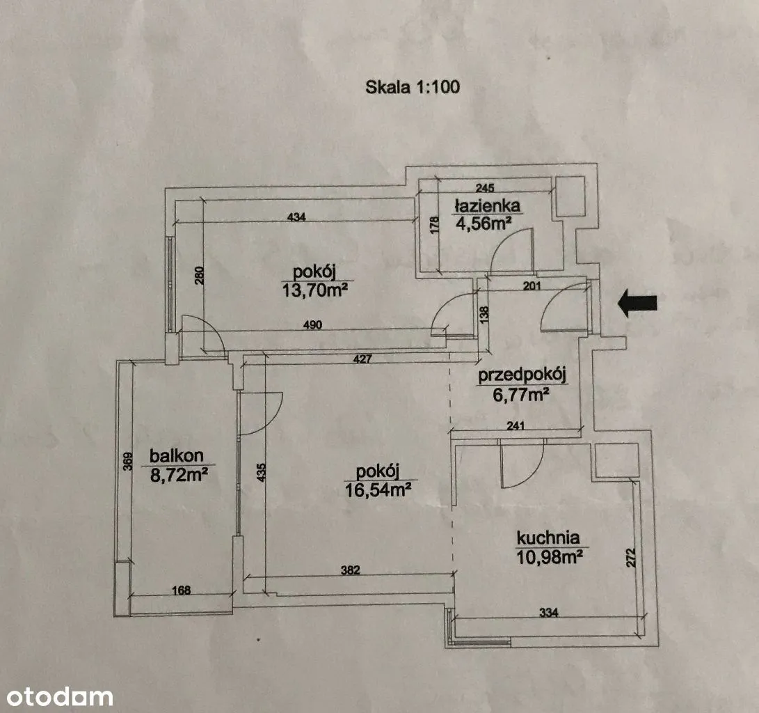 Wynajmę mieszkanie BEZPOŚREDNIO 53m2