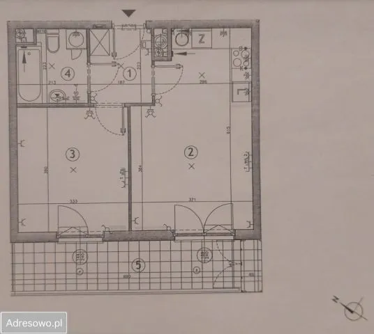 Warszawa Bielany Mieszkanie - 2 pokoje - 41 m2 - 4 piętro