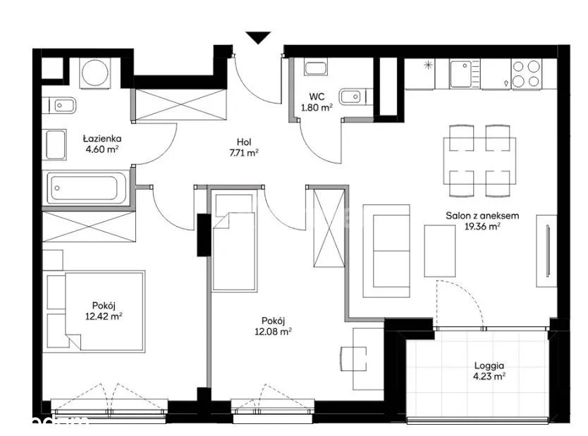 Sprzedam mieszkanie trzypokojowe: Warszawa Wola Czyste , ulica Kolejowa, 58 m2, 1370000 PLN, 3 pokoje - Domiporta.pl