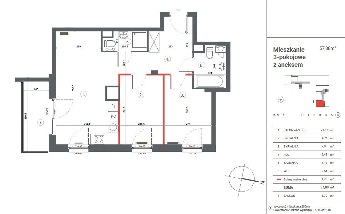 Apartament z widokiem na centrum Warszawy