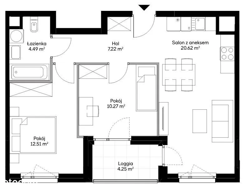 Nowe 3 pokoje 55,11m2 Wola-ul.Kolejowa 0% Prowizji