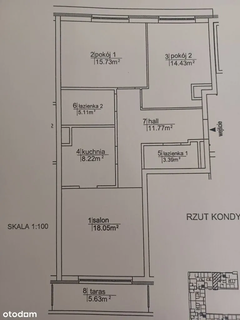 Bezpośrednio, 3 pokoje, Miasteczko Wilanów