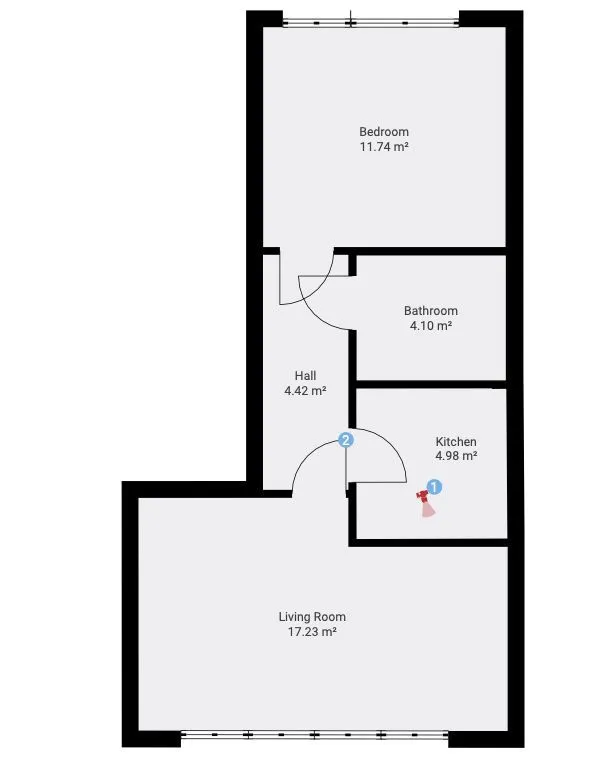 ⭐️Przytulne 2-POK⭐️ 41.4 m²,RAKOWIEC