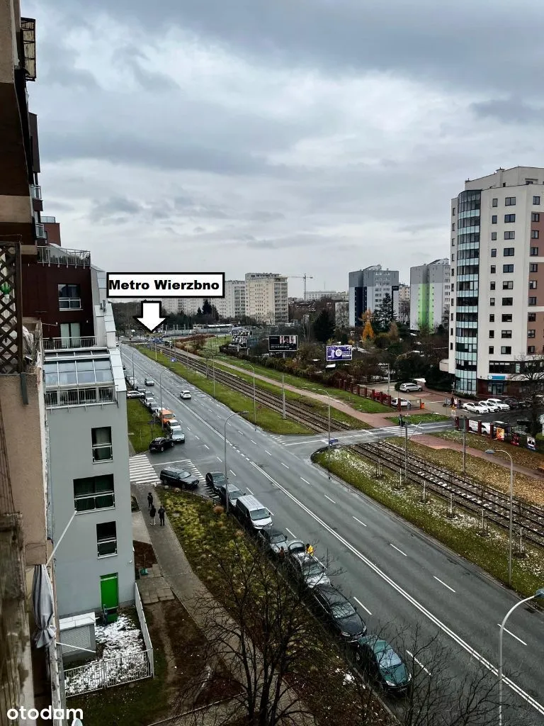 Świetnie skomunikowane mieszkanie Metro Wierzbno