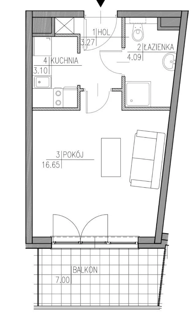 Mieszkanie na START(28m2)-Oś.Królewskie Wilanów