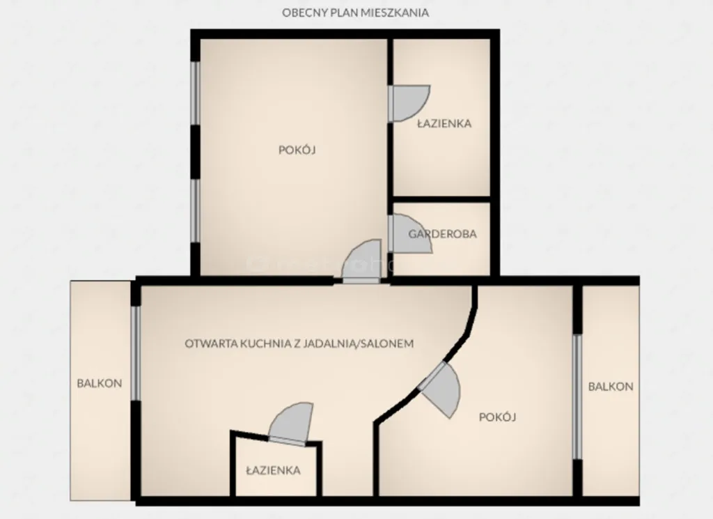 Przestronne, 3 pok., 90 m2 mieszkanie na Kabatach 