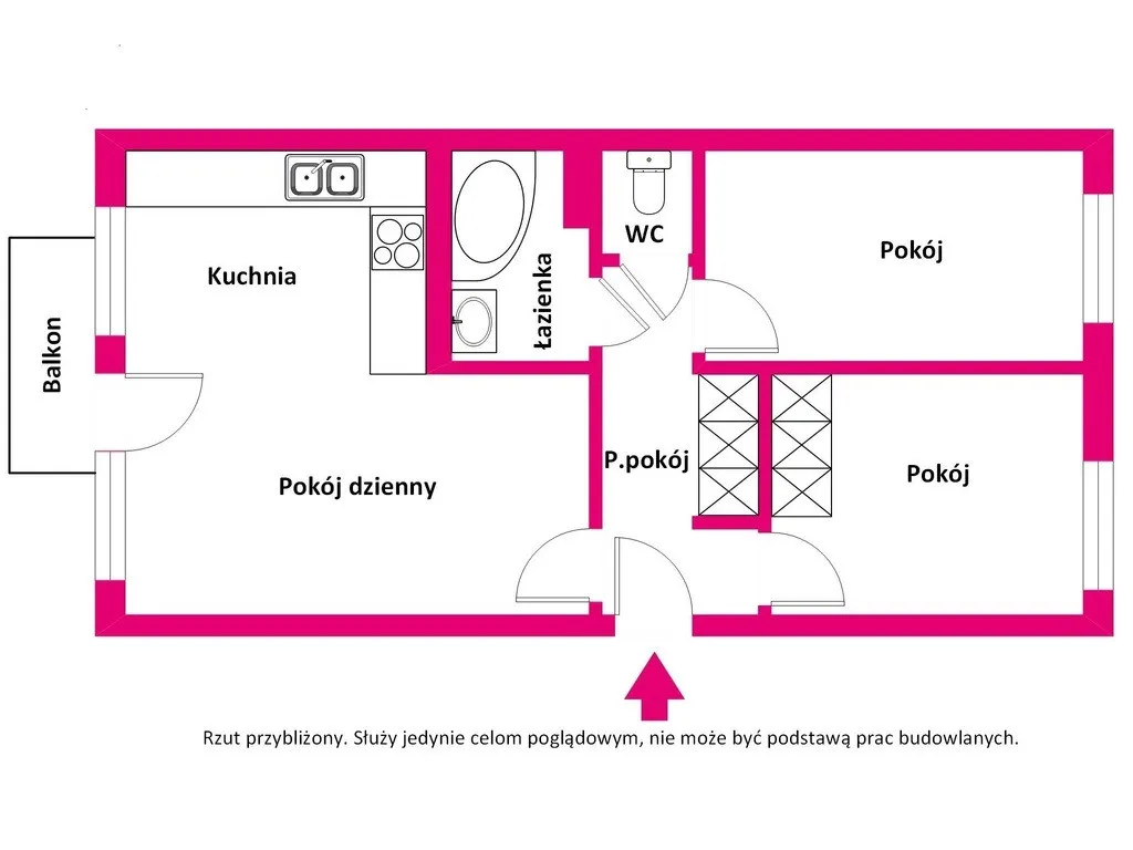 Na sprzedaż 3 pokoje, Ochota- 54 m2 