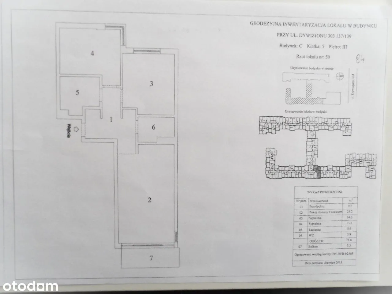 Mieszkanie 3 pok. | 72 m | balkon, garaż, komórka