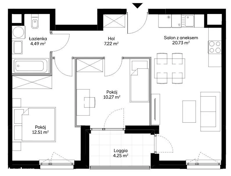 Nowe 3 pokoje 55,22m2 Wola-ul.Kolejowa 0% Prowizji