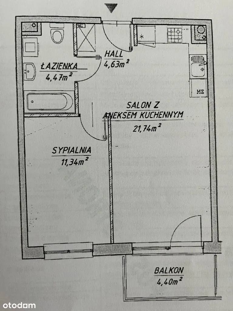 2 pokojowe z garażem, na kameralnym osiedlu, 43m2