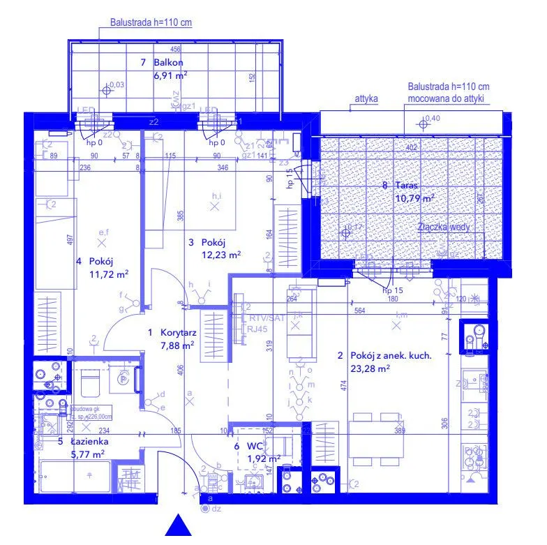 Praga Płd., NAJLEPSZY UKŁAD! METRO, 2xbalkon 20m2 