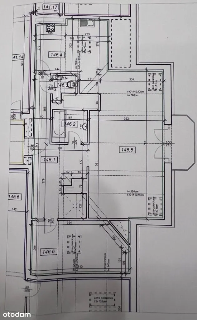 Metro Kabaty. Poddasze 79,7m po podłodze