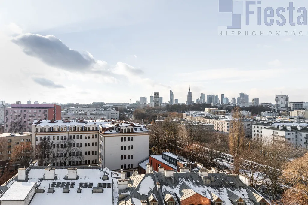 2 pokojowe z widokiem panoramy miasta na Powiślu 