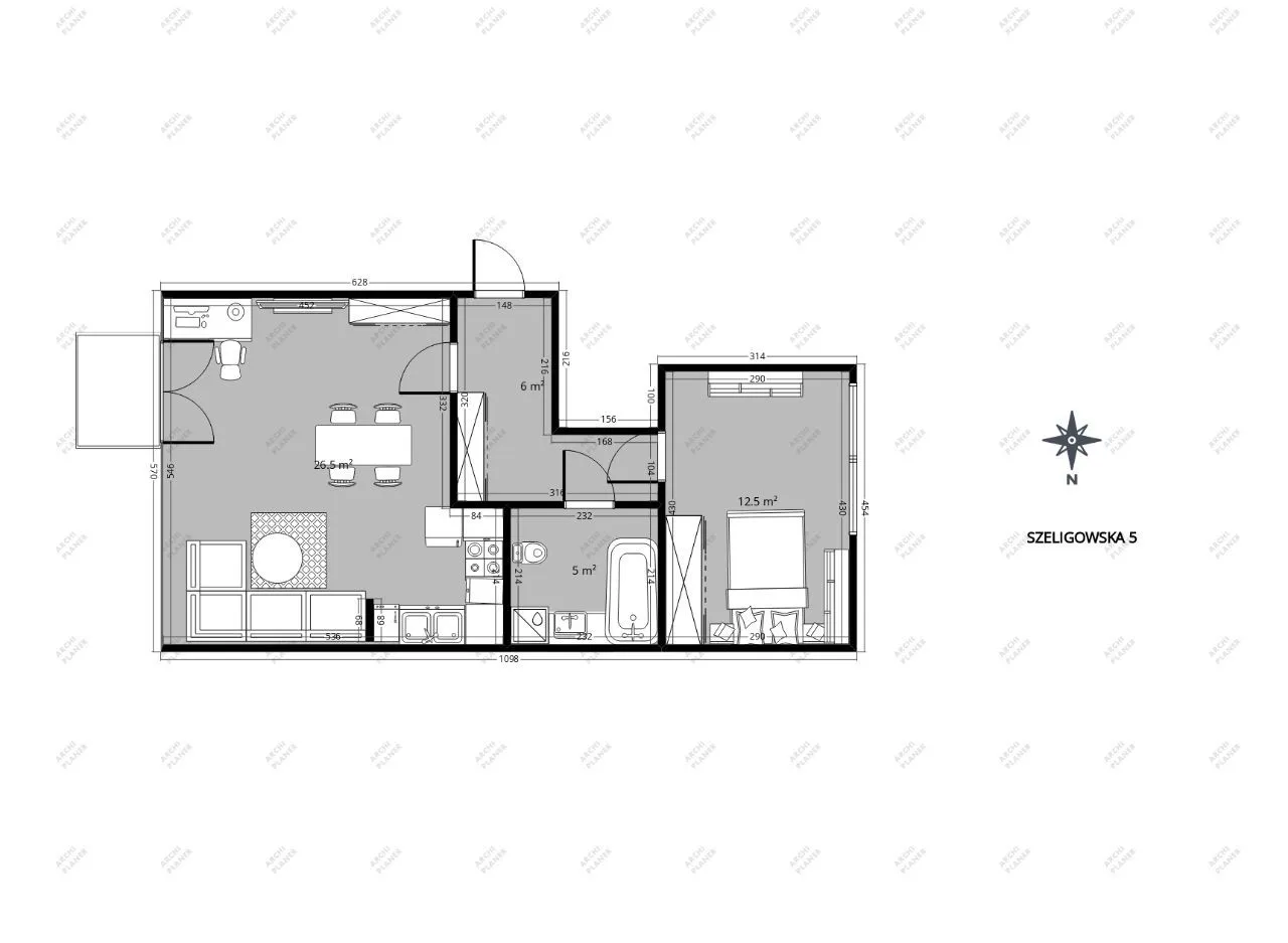 2 pokoje | 49,94 m2 | 3 stacje Metra | 0% prowizji