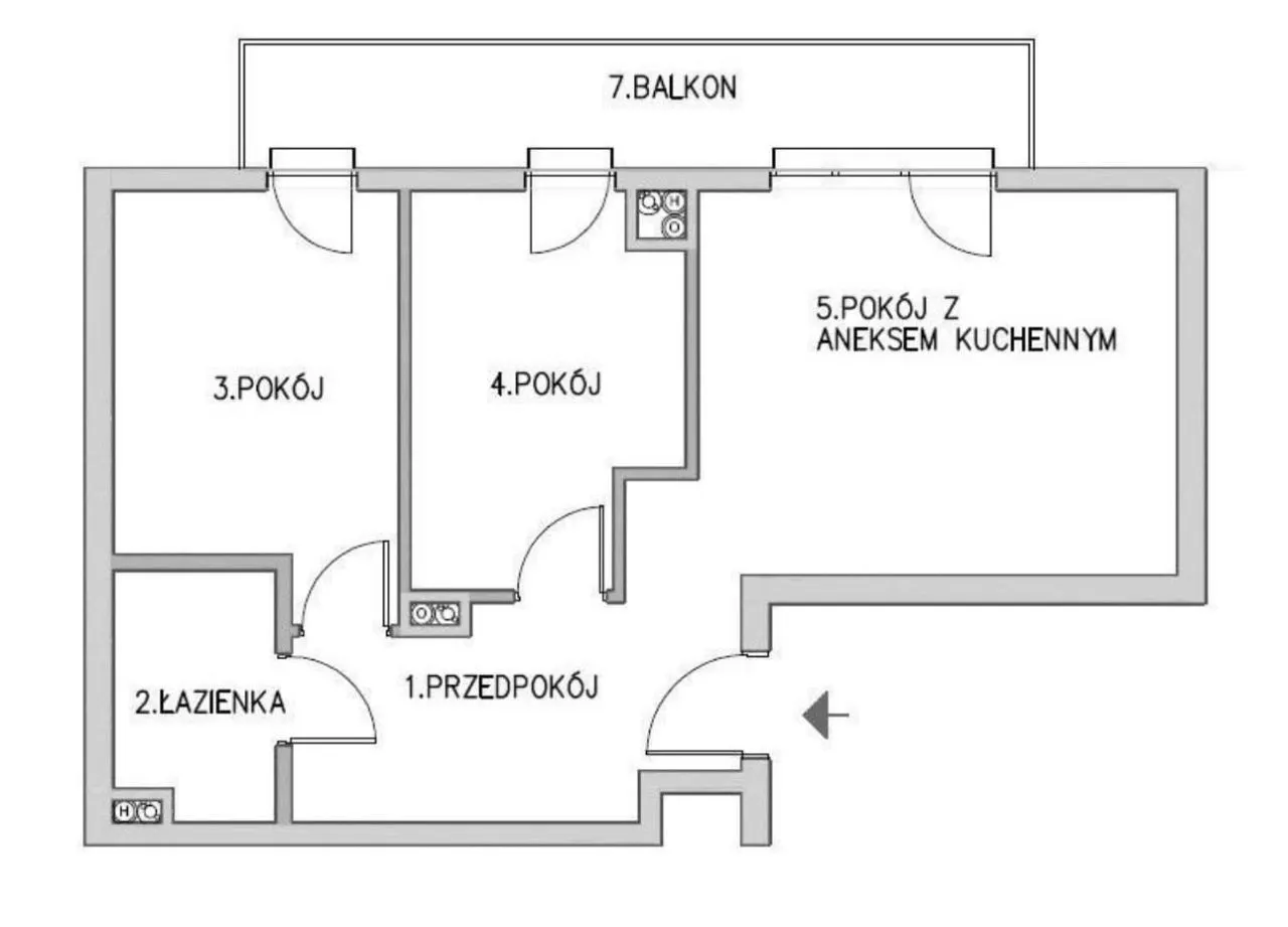 3 pokoje,miejsce postojow,duży balkon,Płochocińska