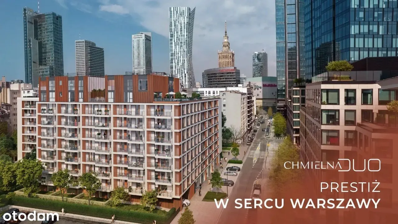 Duo Chmielna - Apartament z garażem Fak. VAT