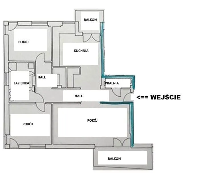 Mieszkanie 3-pokojowe 110m2, Al. Wilanowska