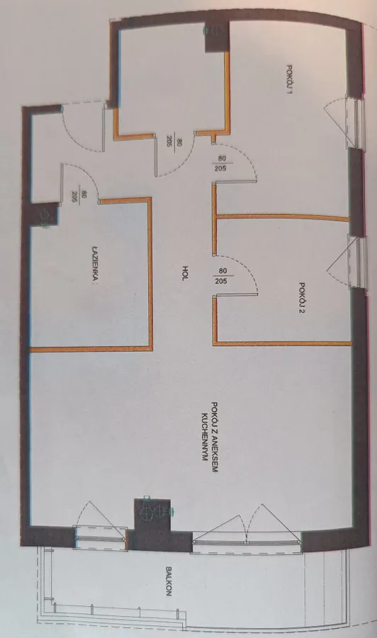 Mieszkanie 66,48 m2 (3 pok.) + wyposażenie + m.parkingowe/ GWARANCJA 