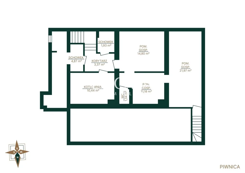 Dom na Mokotowie 333 m2, 7 pokoi, działka 500 m2 