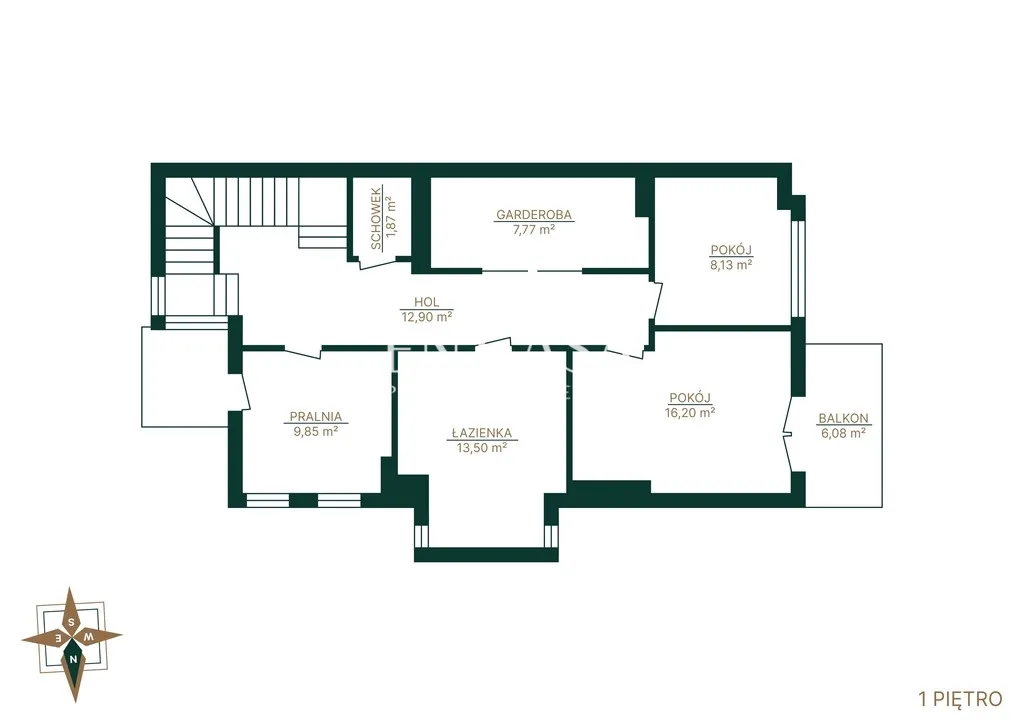 Dom na Mokotowie 333 m2, 7 pokoi, działka 500 m2 