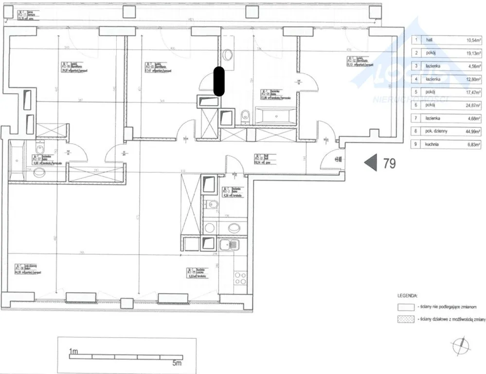 Apartament 154m2 w centrum Warszawy metro 