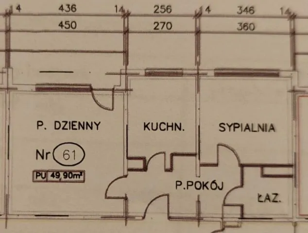 Warszawa Wilanów, Goplańska Mieszkanie - 2 pokoje - 50 m2 - 1 piętro