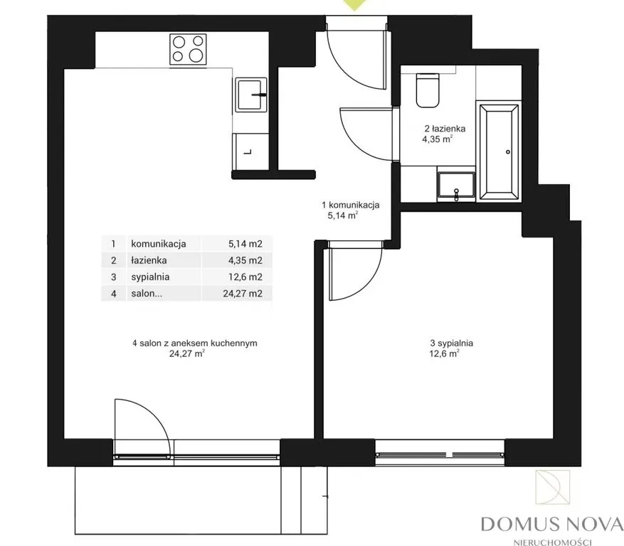 Sprzedam mieszkanie dwupokojowe: Warszawa Białołęka , ulica Pochyła, 46 m2, 599000 PLN, 2 pokoje - Domiporta.pl