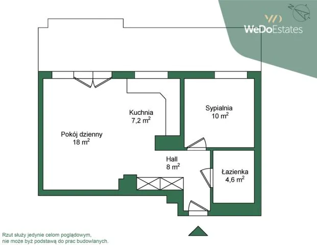 Warszawa Białołęka, ul. Skarbka z Gór Mieszkanie - 2 pokoje - 48 m2 - 4 piętro