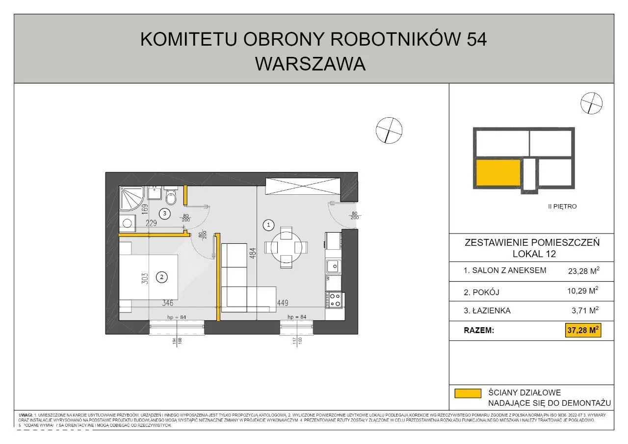 2 pokoje. Włochy. Ciche. Igła