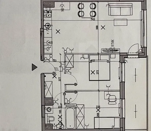 2018, rozkładowe 3pokoje, loggia, garaż, komórka 