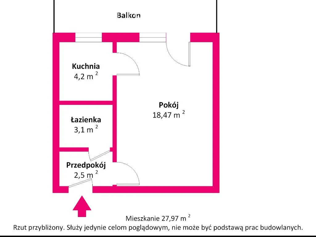 Kawalerka przy Starym Mieście 