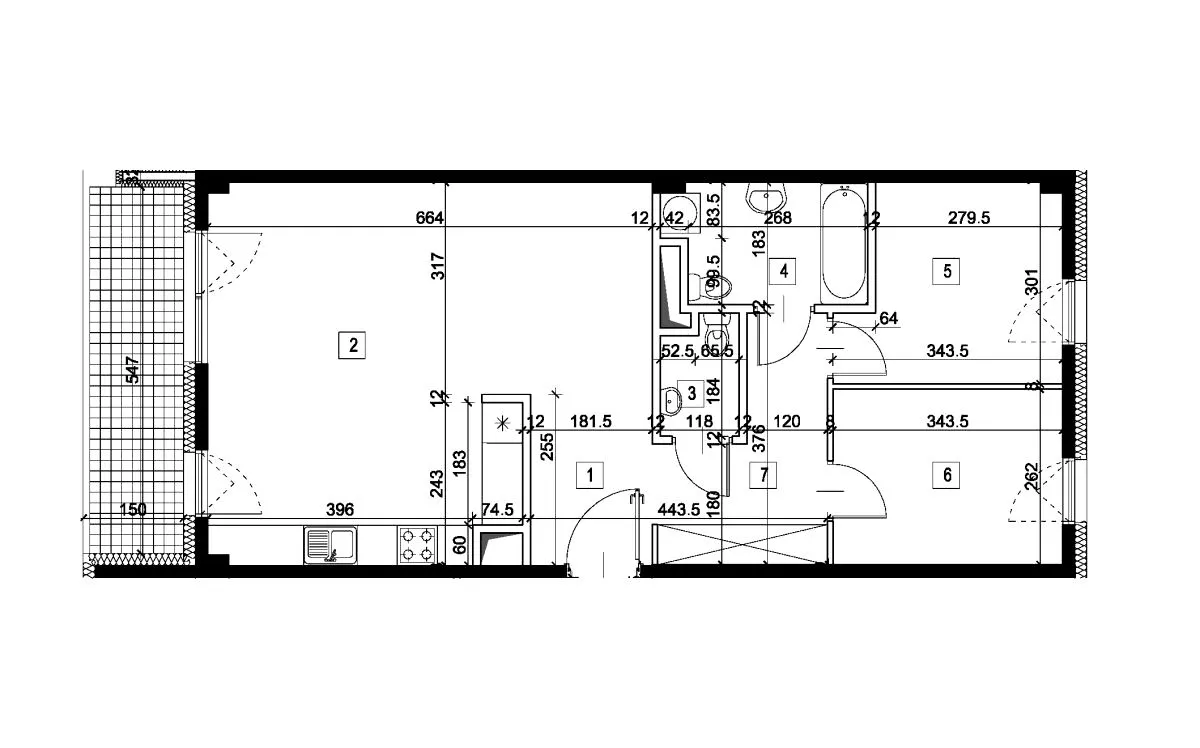 Apartament, ul. Mińska