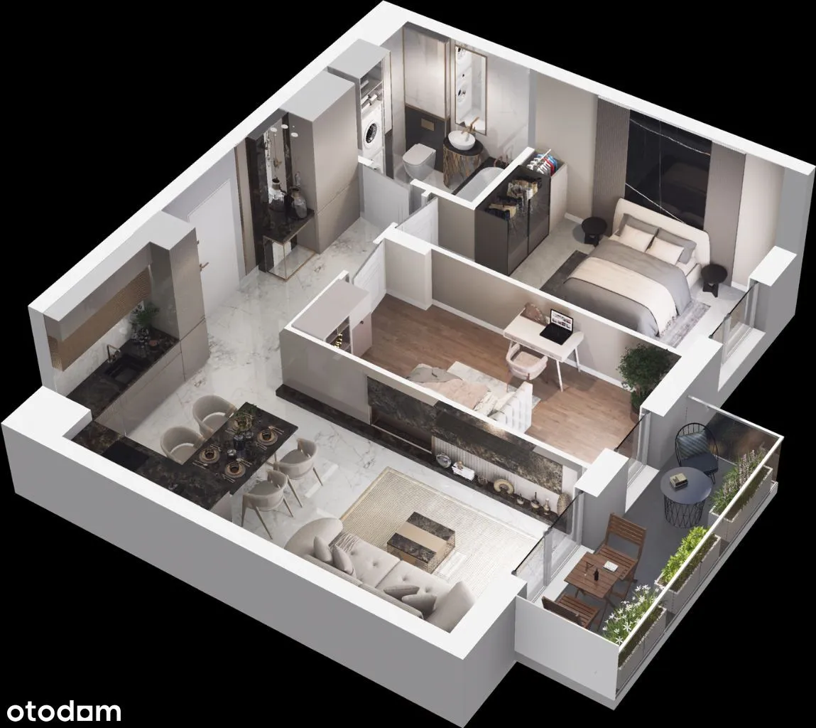 Apartamenty Pustułeczki | mieszkanie 3-pok. | M25