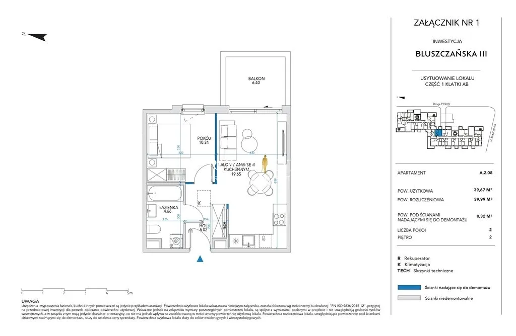 2 pokojowy Apartament Premium na Bluszczańskiej 