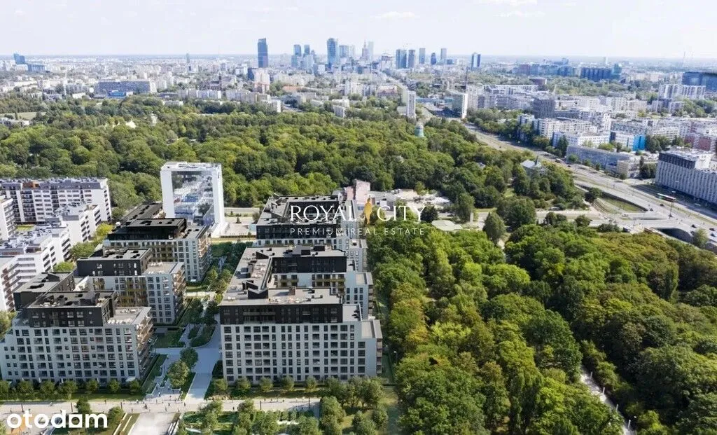 2 pokoje na ostatnim piętrze z widokiem na park.