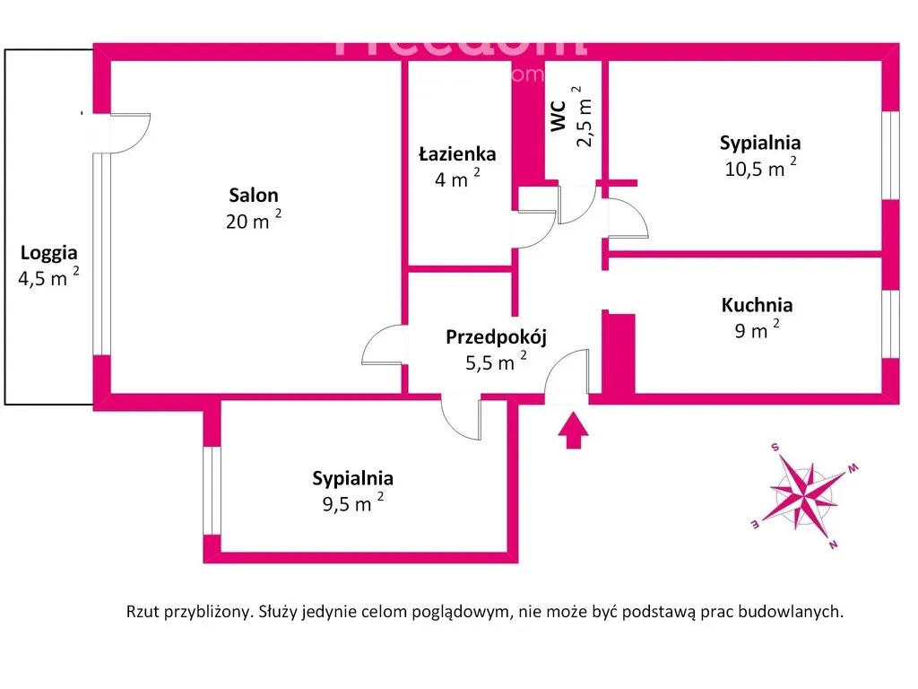 Mieszkanie 3 pokojowe Mokotów Piekałkiewicza 