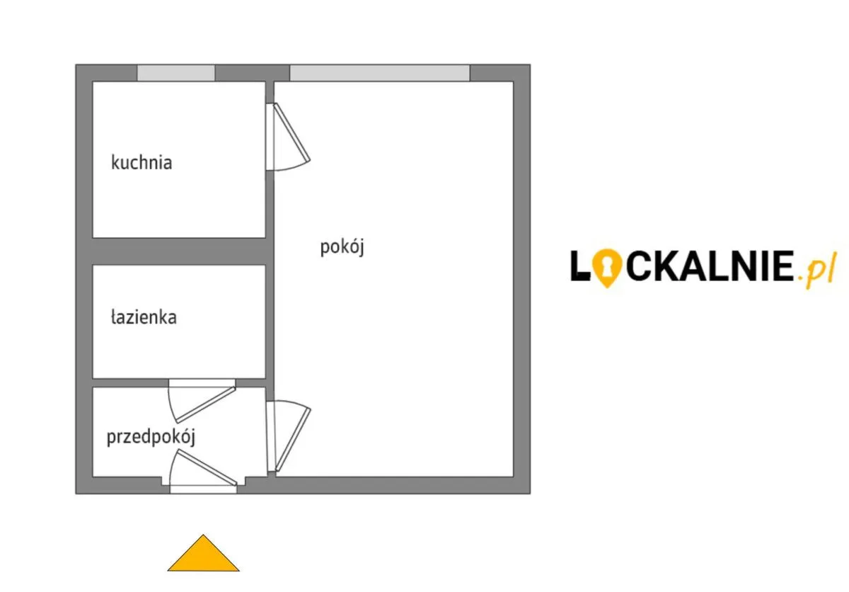 Cicha kawalerka z osobną widną kuchnią 